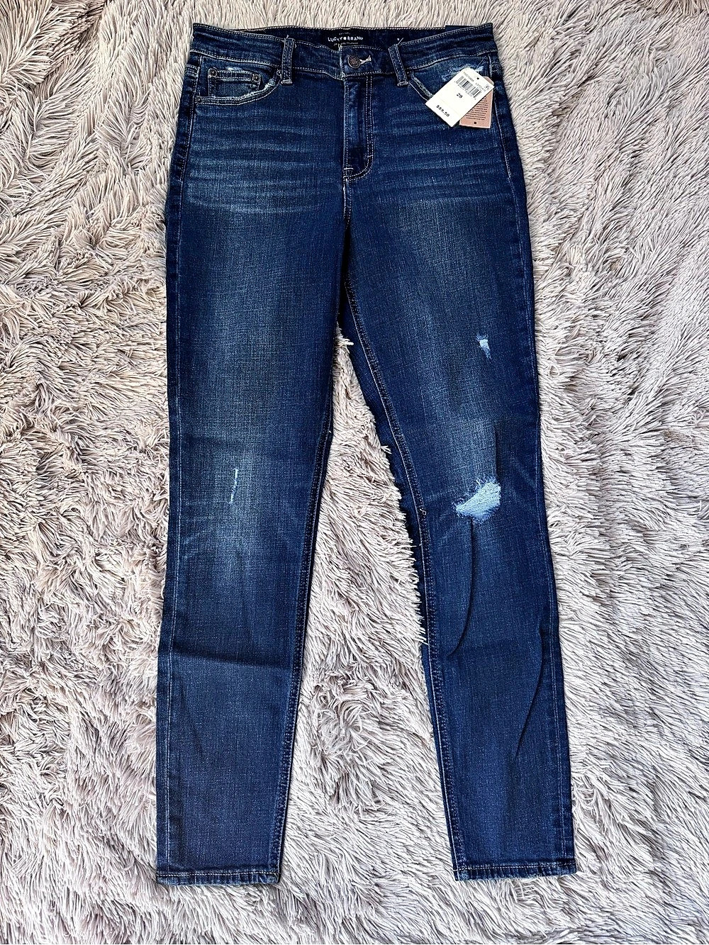 LUCKY BRAND BRIDGETTE SKINNY HIGH RISE JEANS 29 NWT